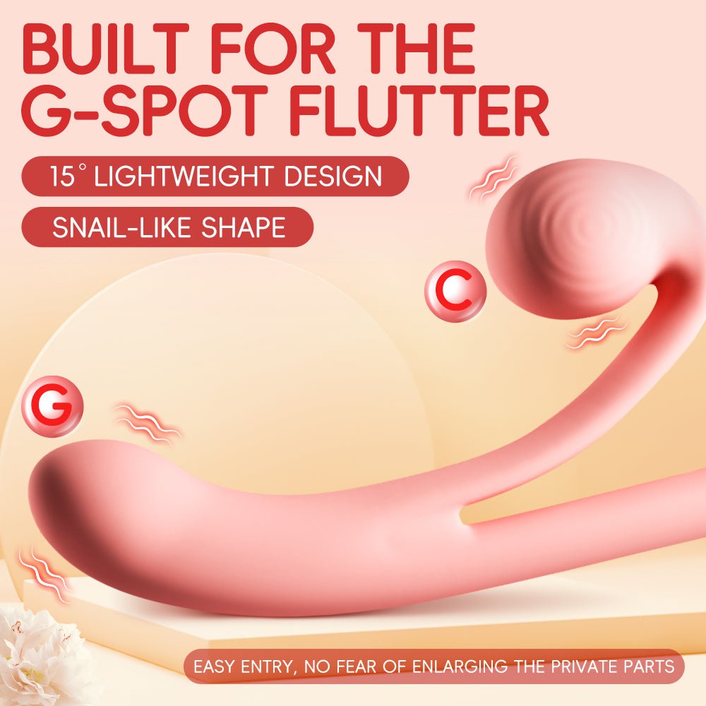 G-Spot Vibrator for Female Masturbation - Snail Shape, 10 Frequencies