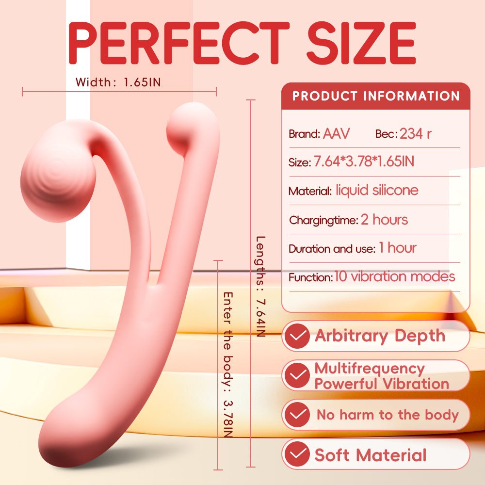 G-Spot Vibrator for Female Masturbation - Snail Shape, 10 Frequencies